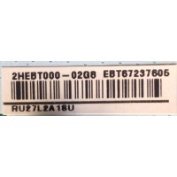 MAIN PARA TV LG / NUMERO DE PARTE EBT67237605 / EAX69581205(1.0) / 2HEBT000-02G8  / PANEL NC550TQG-VCKH3 / DISPLAY ST5461D13-7 VER.2.1 / MODELO 55UQ8000AUB.BUSCLKR	